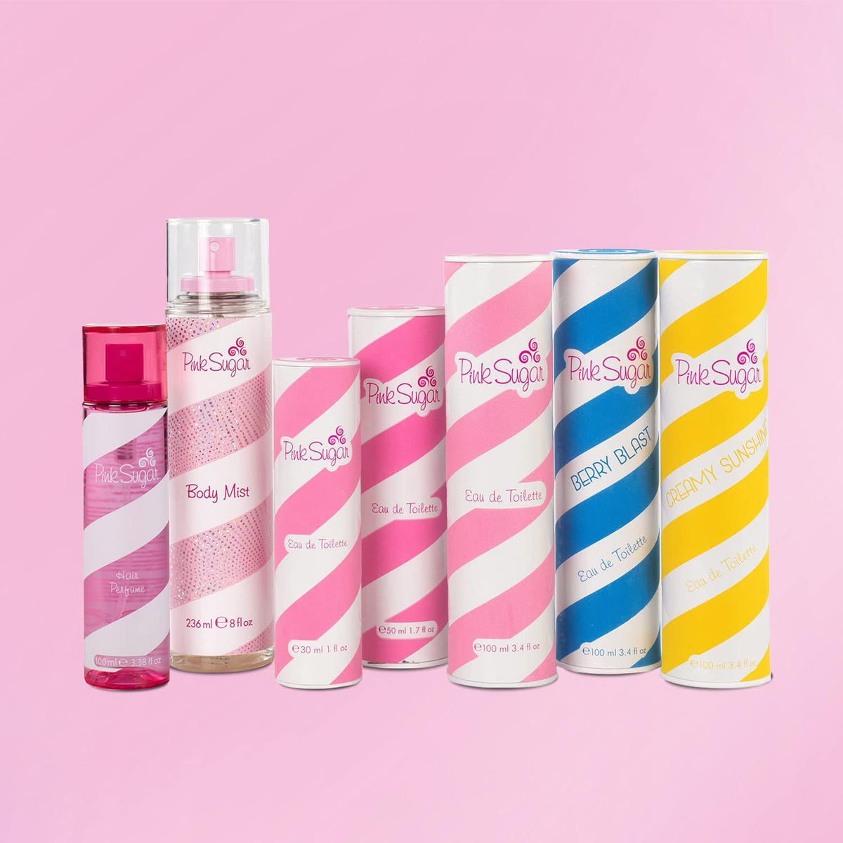 Pink Sugar Body Mist 8 Fl. Oz. packaging details