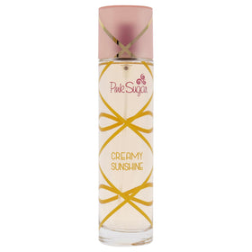 Pink Sugar Creamy Sunshine Eau de Toilette packaging with floral design