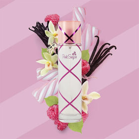 Pink Sugar Eau de Toilette bottle with pink and white design