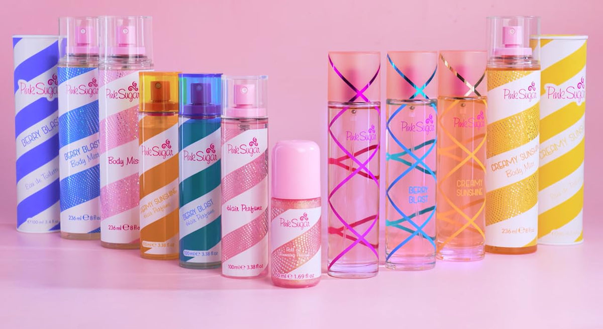 Pink Sugar Hair Perfume packaging front view