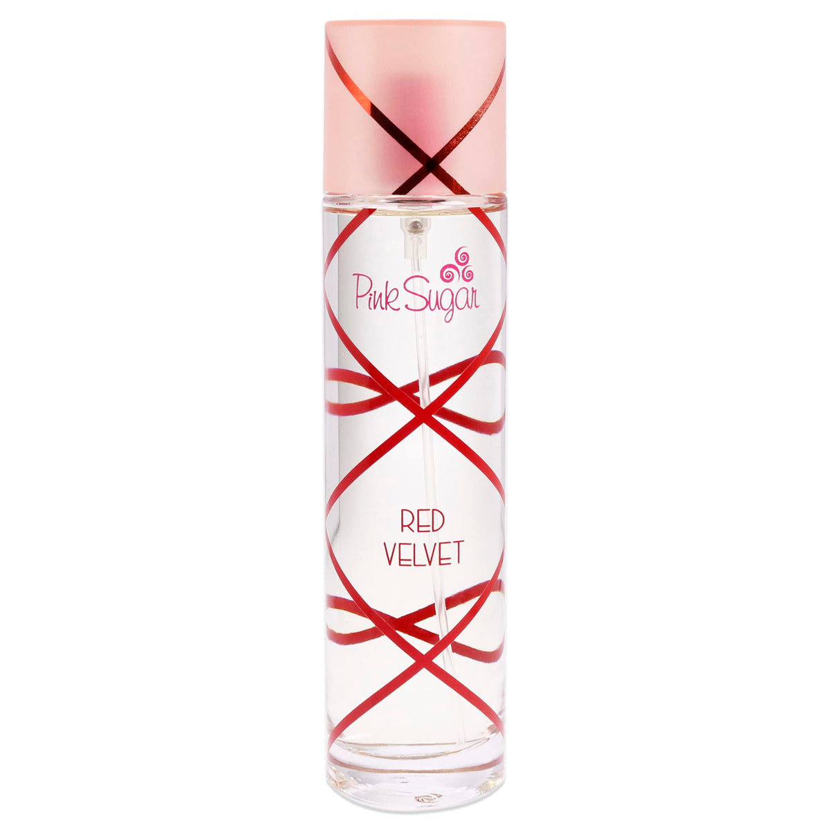Pink Sugar Red Velvet Body Mist bottle side view