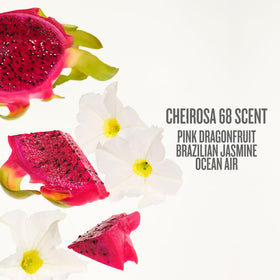 Pink wristlet pouch for Sol de Janeiro perfume mists