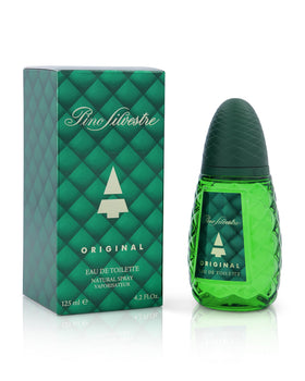 Pino Silvestre Original Eau De Toilette 4.2 Oz on a table
