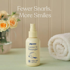 Pipette Kids Daily Haircare Trio displayed with all three products