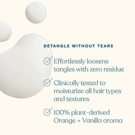 Pipette Kids Leave-In Detangler bottle with orange vanilla scent
