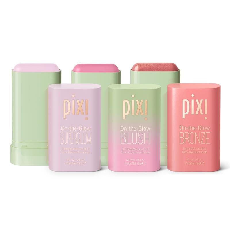Pixi Beaming Bliss On-the-Glow Trio packaging front view