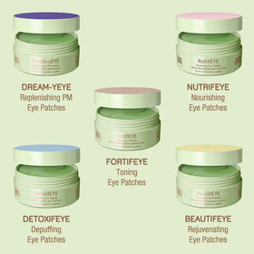 Pixi DetoxifEYE patches laid out on a clean surface