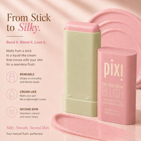 Pixi ON-THE-GLOW Cream Blush Stick Fleur with fruit extracts
