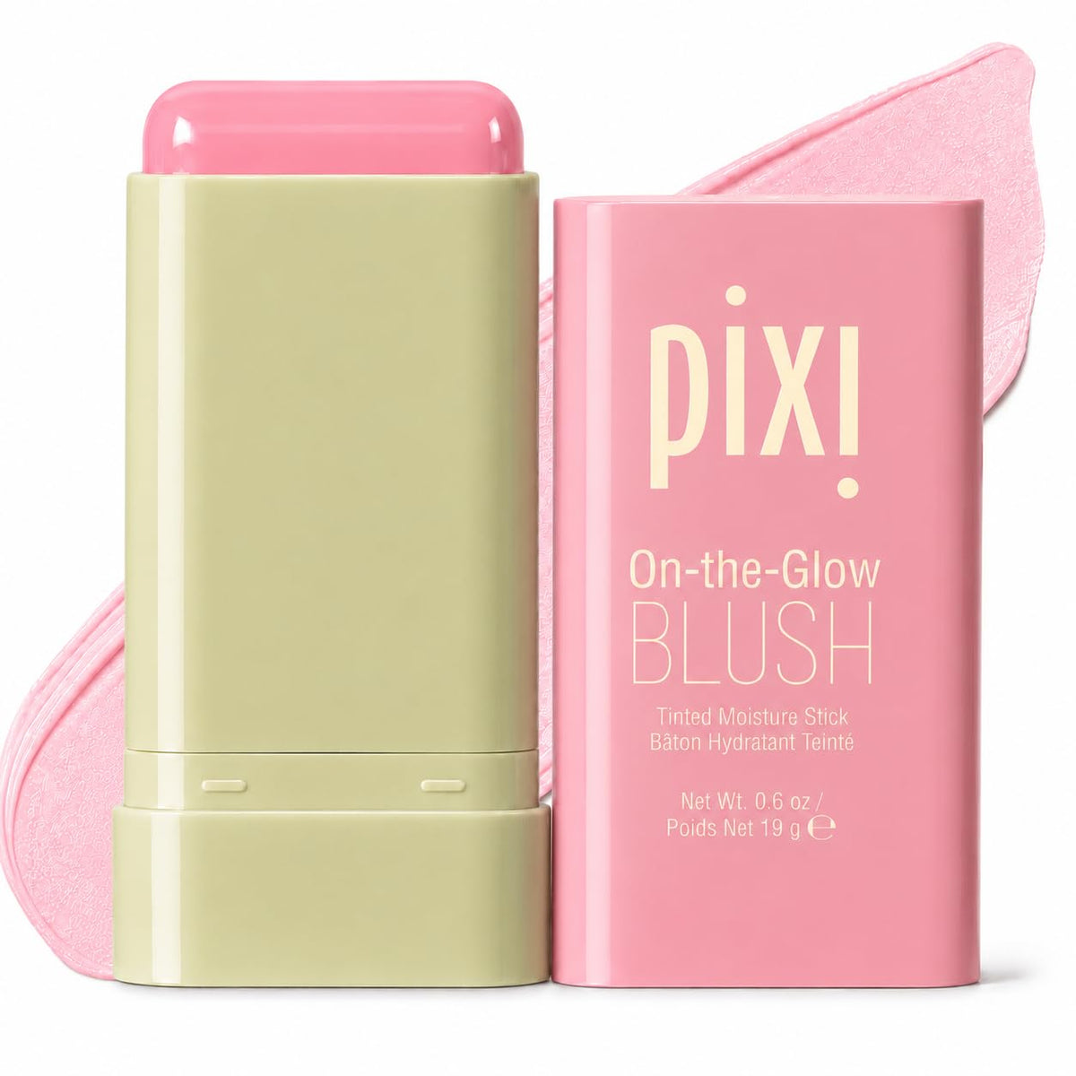 Pixi ON-THE-GLOW Cream Blush Stick in Fleur front view