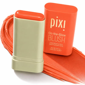 Pixi ON-THE-GLOW Cream Blush Stick Juicy with other makeup products