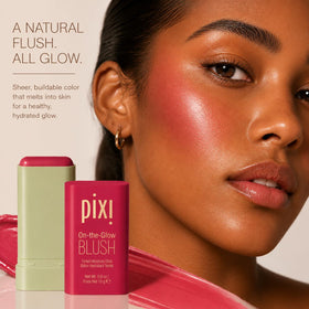 Pixi ON-THE-GLOW Cream Blush Stick Ruby side view