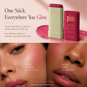 Pixi ON-THE-GLOW Cream Blush Stick Ruby with aloe vera and ginseng