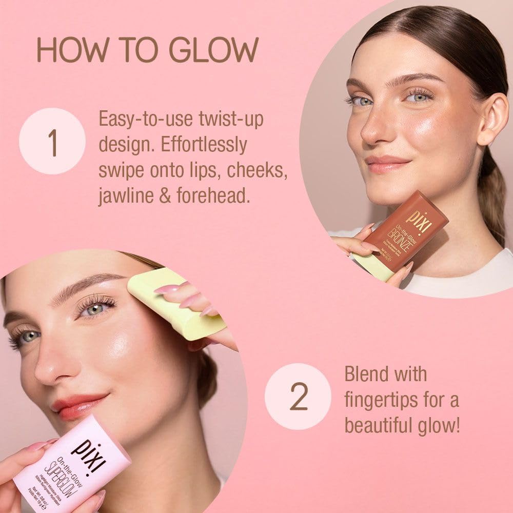 Pixi On-the-Glow Highlighter in PetalDew stick
