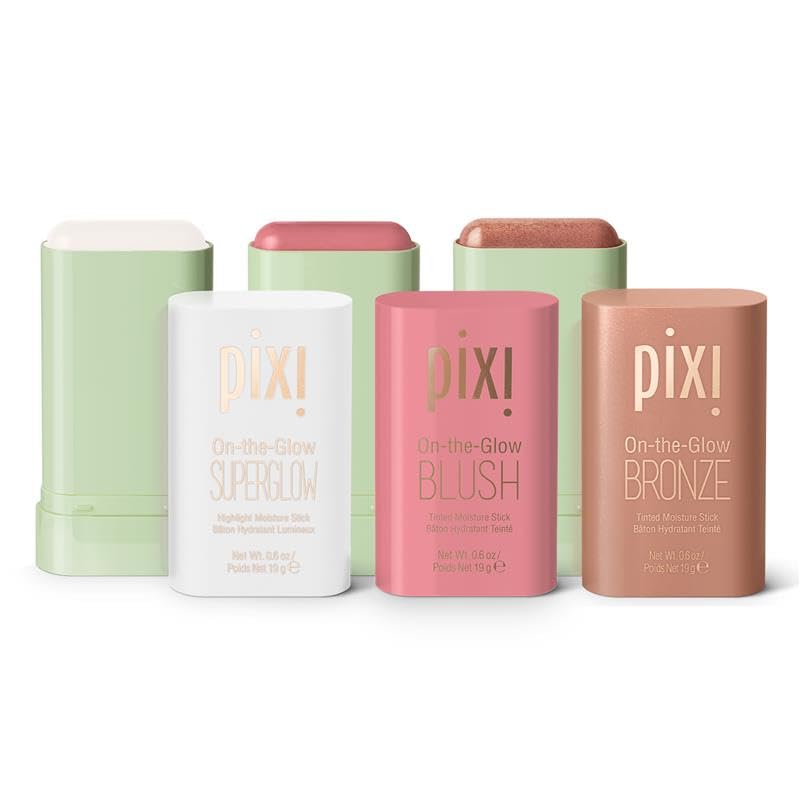 Pixi Radiance Ready On-the-Glow Trio packaging front view