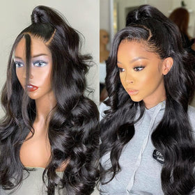 Pizazz 13x4 HD Lace Front Wig body wave front view