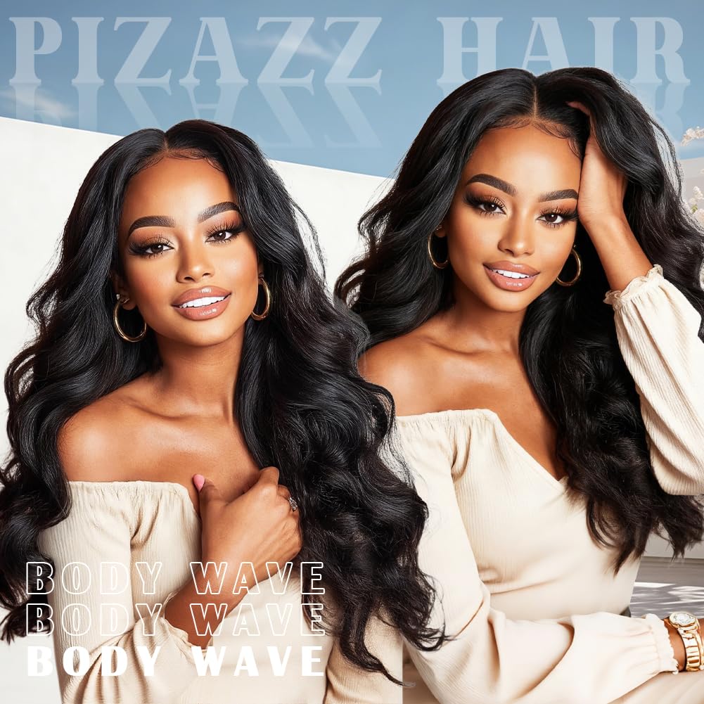 Pizazz 13x4 HD Lace Front Wig with 5D eyelashes and wig cap