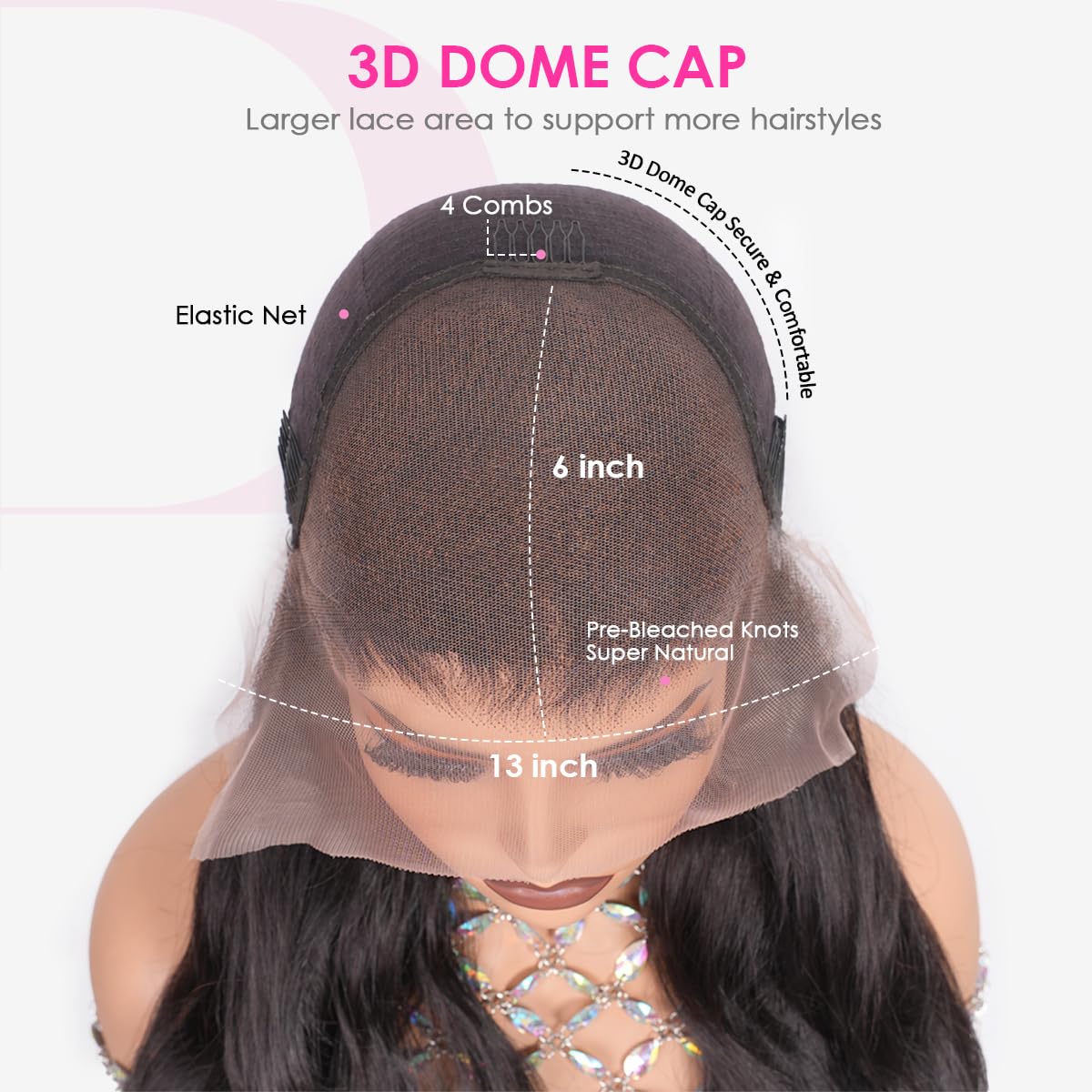Pizazz 13x6 HD Lace Front Wig in packaging