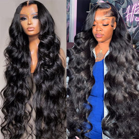 Pizazz 30 Inch Body Wave Lace Front Wig front view