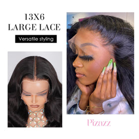 Pizazz 30 Inch HD Lace Frontal Wig back view