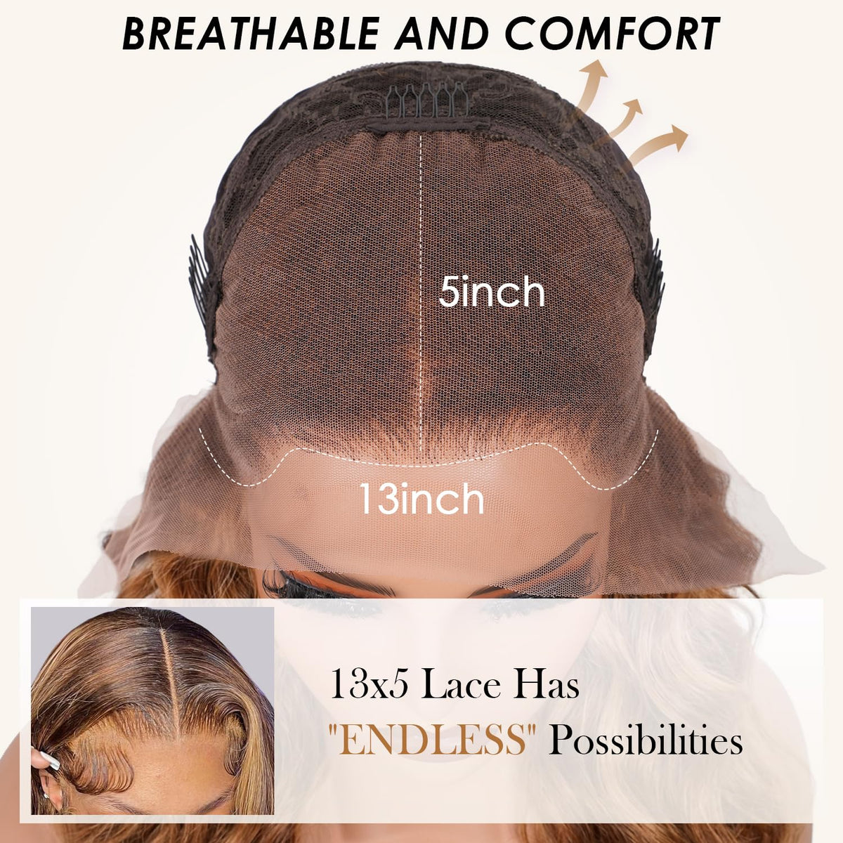 Pizazz Honey Blonde Lace Front Wig displayed in packaging