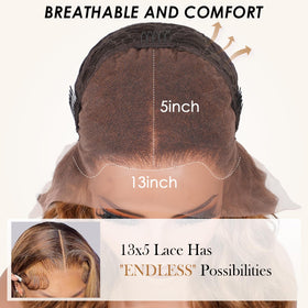 Pizazz Honey Blonde Lace Front Wig displayed in packaging