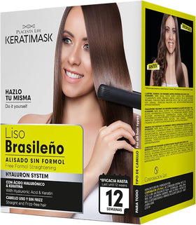 PLACENTA LIFE KERATIMASK Brazilian Straightening Kit packaging front view