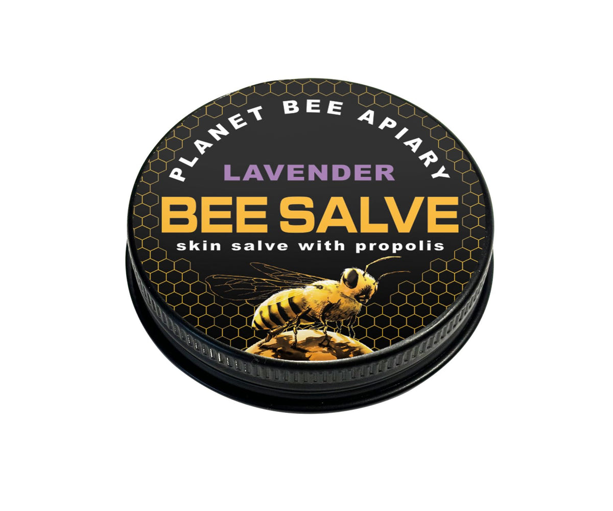 Planet Bee Apiary Lavender Bee Salve 1 oz jar with lavender scent
