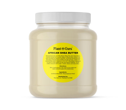 Plant Guru Raw African Shea Butter 3 lbs front view