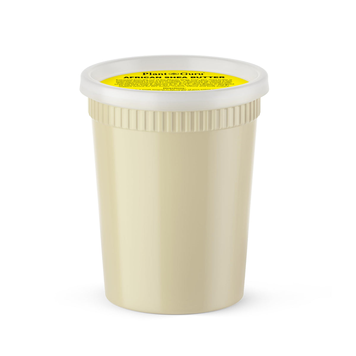 Plant Guru Raw African Shea Butter 32 oz front view
