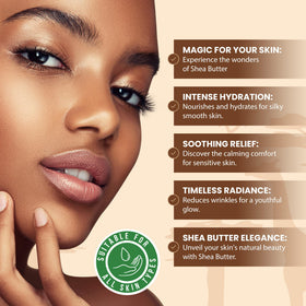 Plant Guru Raw African Shea Butter used on skin