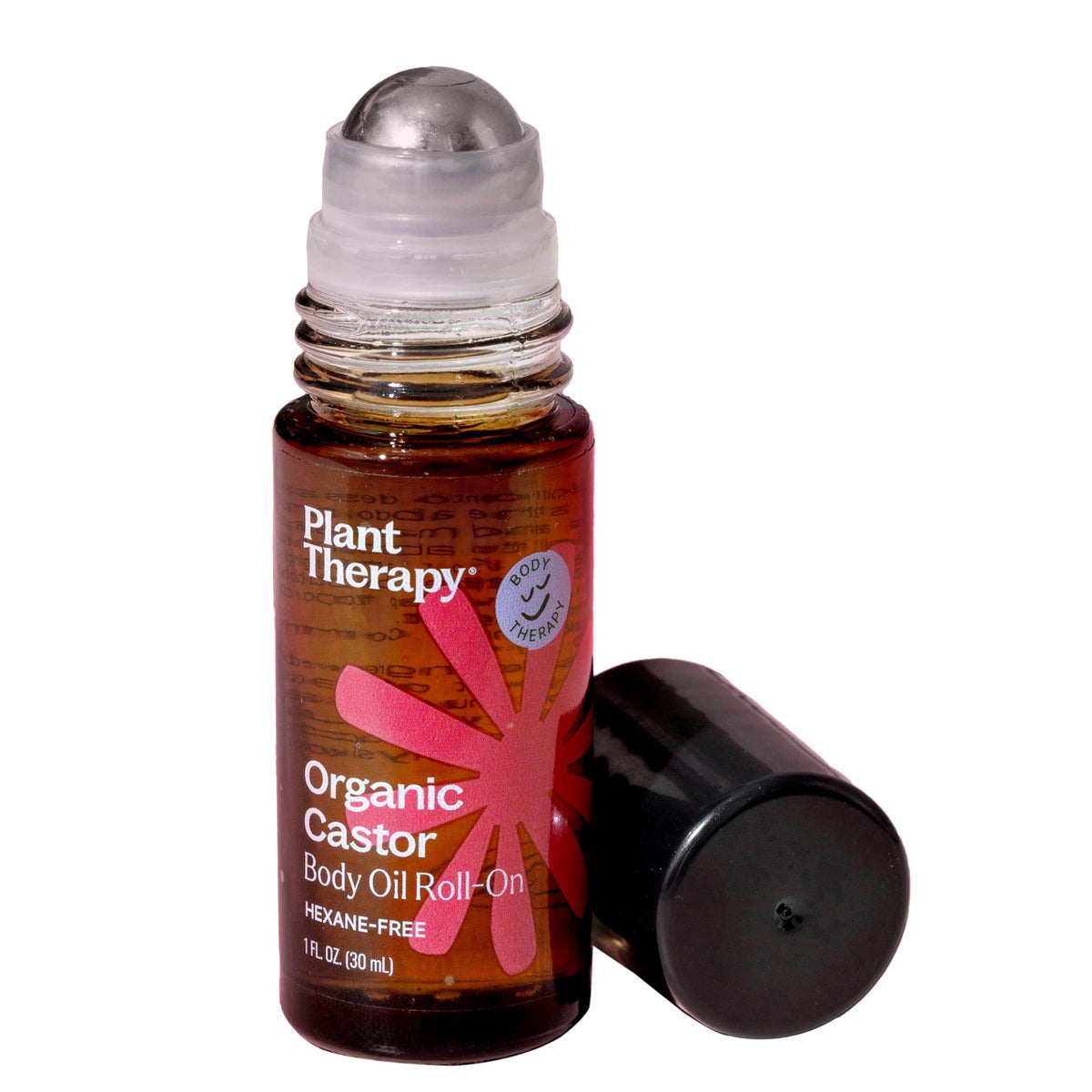 Plant Therapy Organic Castor Body Oil Roll On 30 mL front view