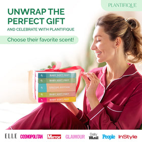 PLANTIFIQUE Foot Peeling Mask application process