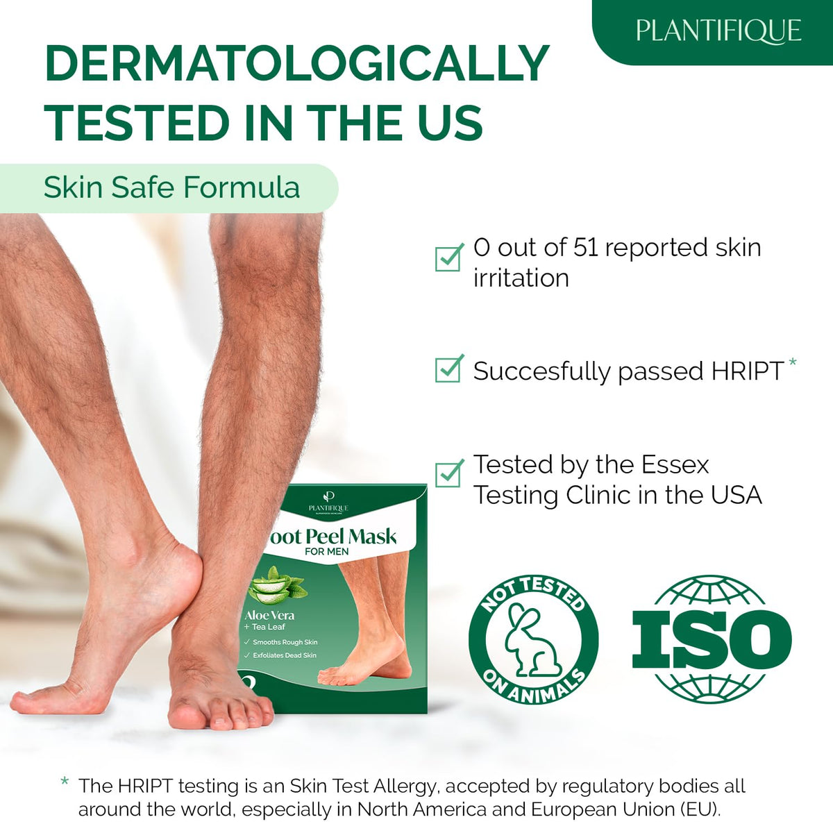 PLANTIFIQUE Foot Peeling Mask lifestyle scene with relaxing tea