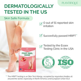 PLANTIFIQUE Foot Peeling Mask on feet