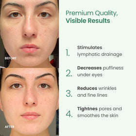 PLANTIFIQUE Jade Gua Sha Facial Tool close-up