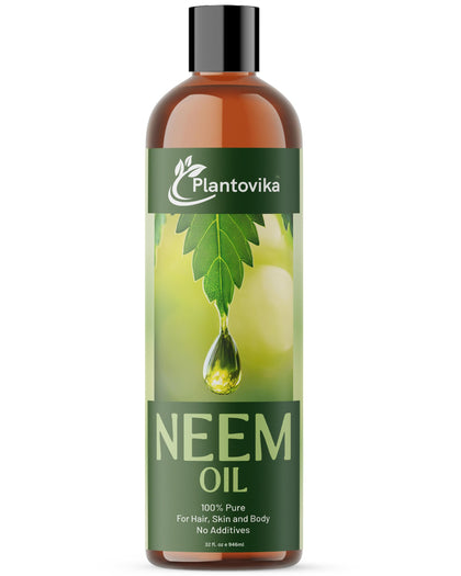 Plantovika Pure Neem Oil 32 Oz bottle front view
