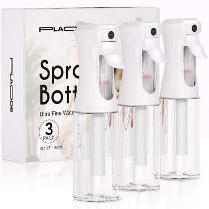 Plaode 3 Pack Continuous Spray Bottle front view