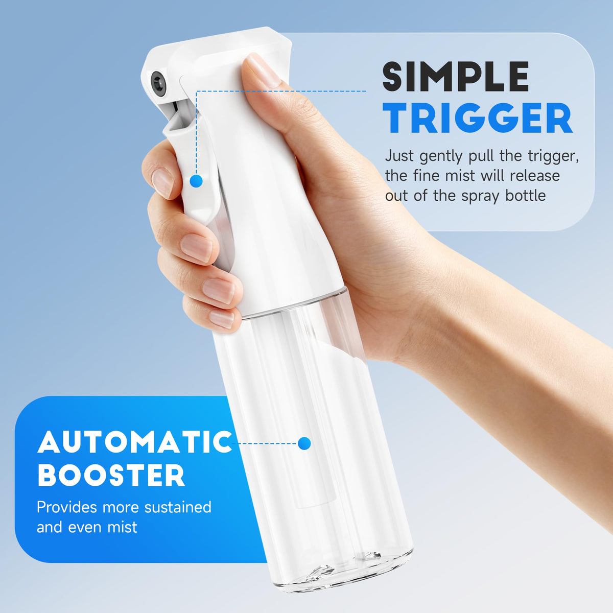 Plaode Continuous Spray Bottle side view