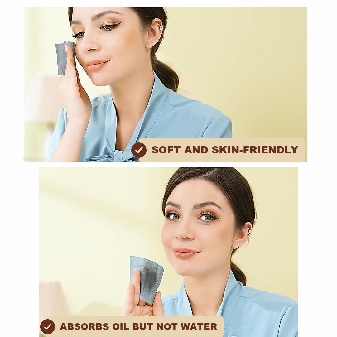 PleasingCare Large Face Oil Blotting Sheets side view