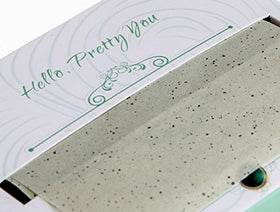 PleasingCare Oil Blotting Sheets in a gym bag