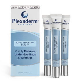 Plexaderm Rapid Reduction Serum front view with packaging