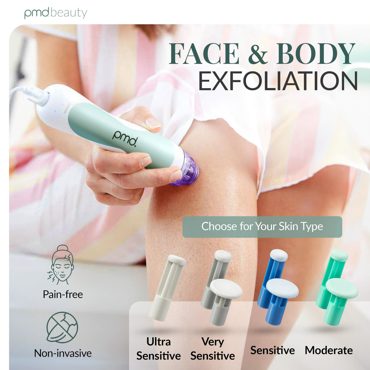 PMD Beauty Personal Microderm Classic device with exfoliating discs