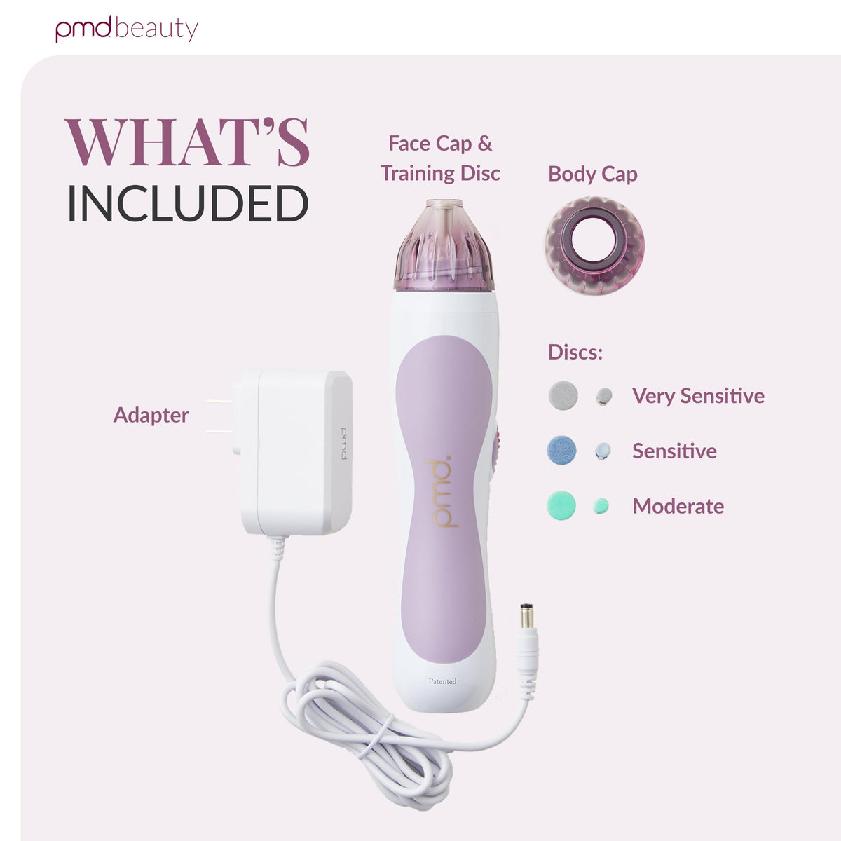 PMD Beauty Personal Microderm Classic device with interchangeable discs