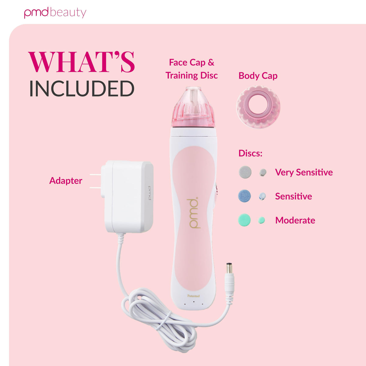 PMD Beauty Personal Microderm Classic device with suction settings