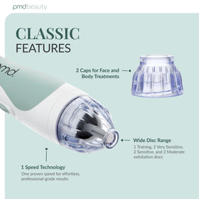 PMD Beauty Personal Microderm Classic with user instructions