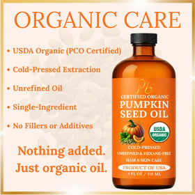 Pomberries Pumpkin Seed Oil on a wooden surface