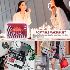 pomcral complete makeup kit layout