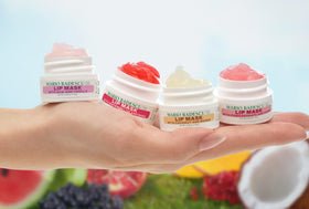 Pomegranate Guava Lip Mask displaying rich texture