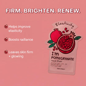 Pomegranate sheet mask from TONYMOLY Love in Full Bloom
