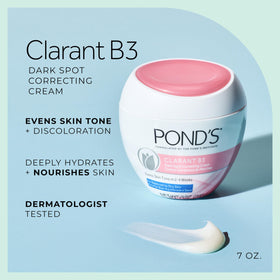 POND'S Clarant B3 Dark Spot Correcting Cream 7 oz back view